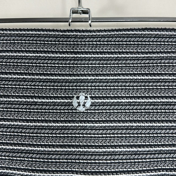 Lululemon Striped Gray Wunder Under Leggings Pants 6 - Picture 4 of 4